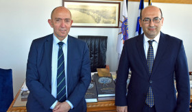 Ambassador Tigran Mkrtchyan's meeting with the Rector of the University of Macedonia Prof. Stilianos Katranidis
