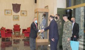 Ambassador Tigran Mkrtchyan visited the "Evelpidon" military training institution of Greece