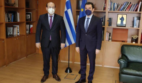 Meeting of the Ambassador of Armenia with the Minister of Environmental Protection and Energy Affairs of Greece
