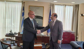 Ambassador Tigran Mkrtchyan met with Kostas Frangoyannis, Deputy Minister of Foreign Affairs for Economic Diplomacy