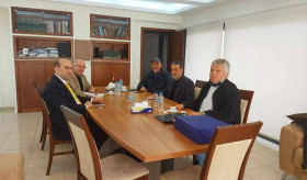 Ambassador Tigran Mkrtchyan hosted the members of the Greek-Armenian Friendship Organization