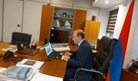 Ambassador Tigran Mkrtchyan's online meeting with the director of the "Ekaterini Laskaridis" Cultural Foundation of Greece, Kali Kiparisi