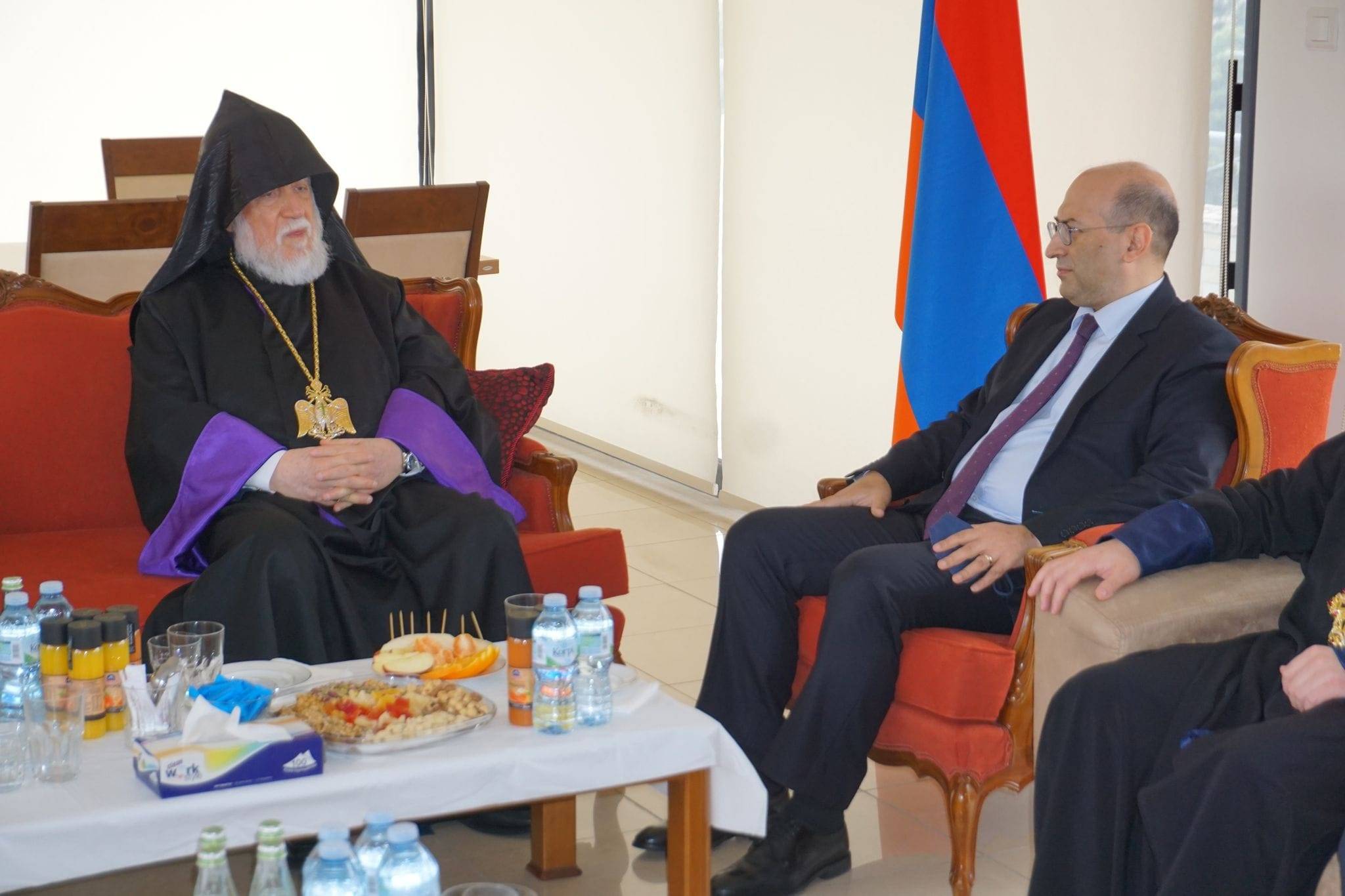 His Holiness Aram A, Catholicos of the Great House of Cilicia, during