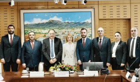 Delegation led by Head of RA NA Civil Contract Faction Hayk Konjoryan meets with President of House of Representatives of Cyprus