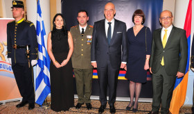 The formal reception dedicated to the 33rd Anniversary of the formation of the Armed Forces of Armenia in Athens