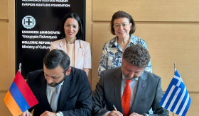 ՀՀ ԿԳՄՍ նախարարության և Հունաստանի մշակույթի նախարարության միջև մշակույթի ոլորտում համագործակցության հուշագրերի ստորագրում