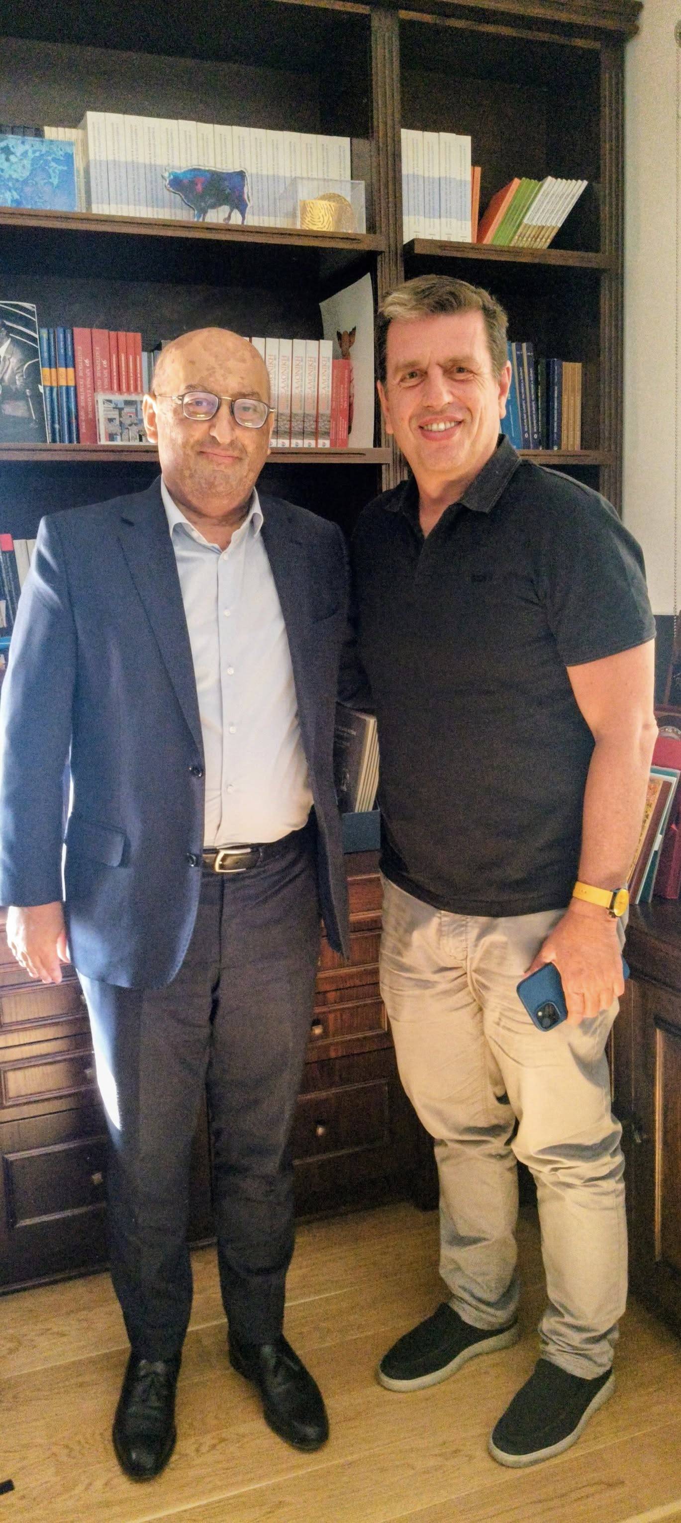 Ambassador Tigran Mkrtchyan Meets with Chief Parliamentary Representative of Greece’s Ruling Party, Mr. Dimitris Kairidis