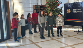 Visit of Levon and Sofia Hagopian School Students to the Embassy of the Republic of Armenia in Greece