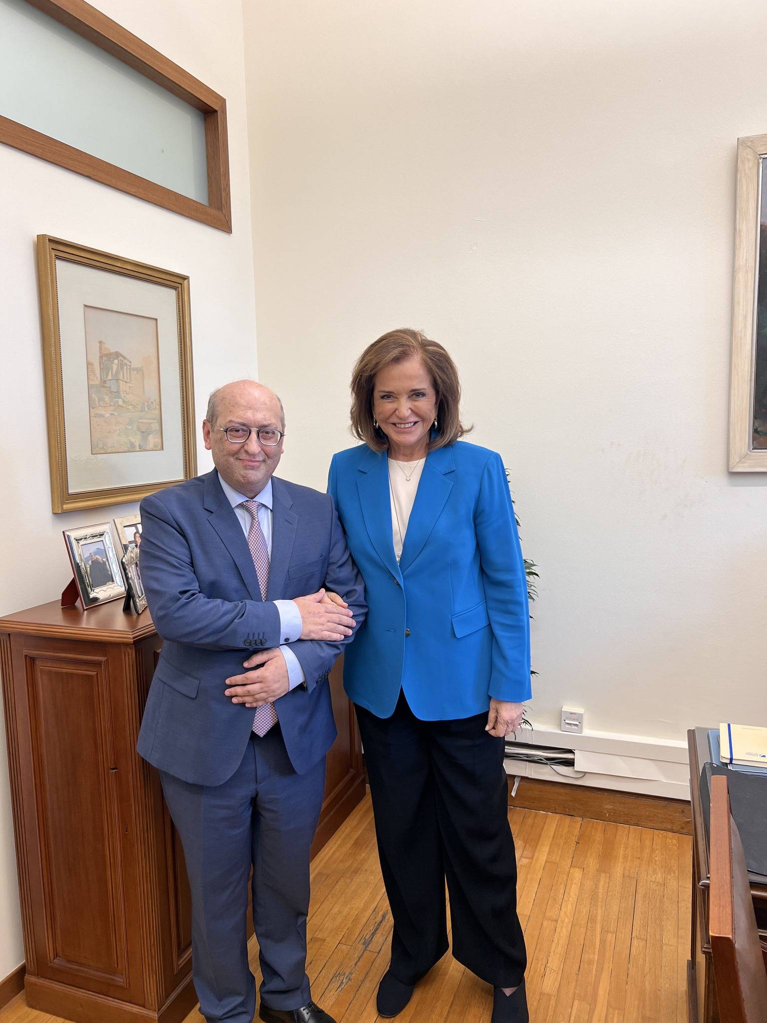 Դեսպան Տիգրան Մկրտչյանը հանդիպել է Դորա Բակոյանիսի հետ