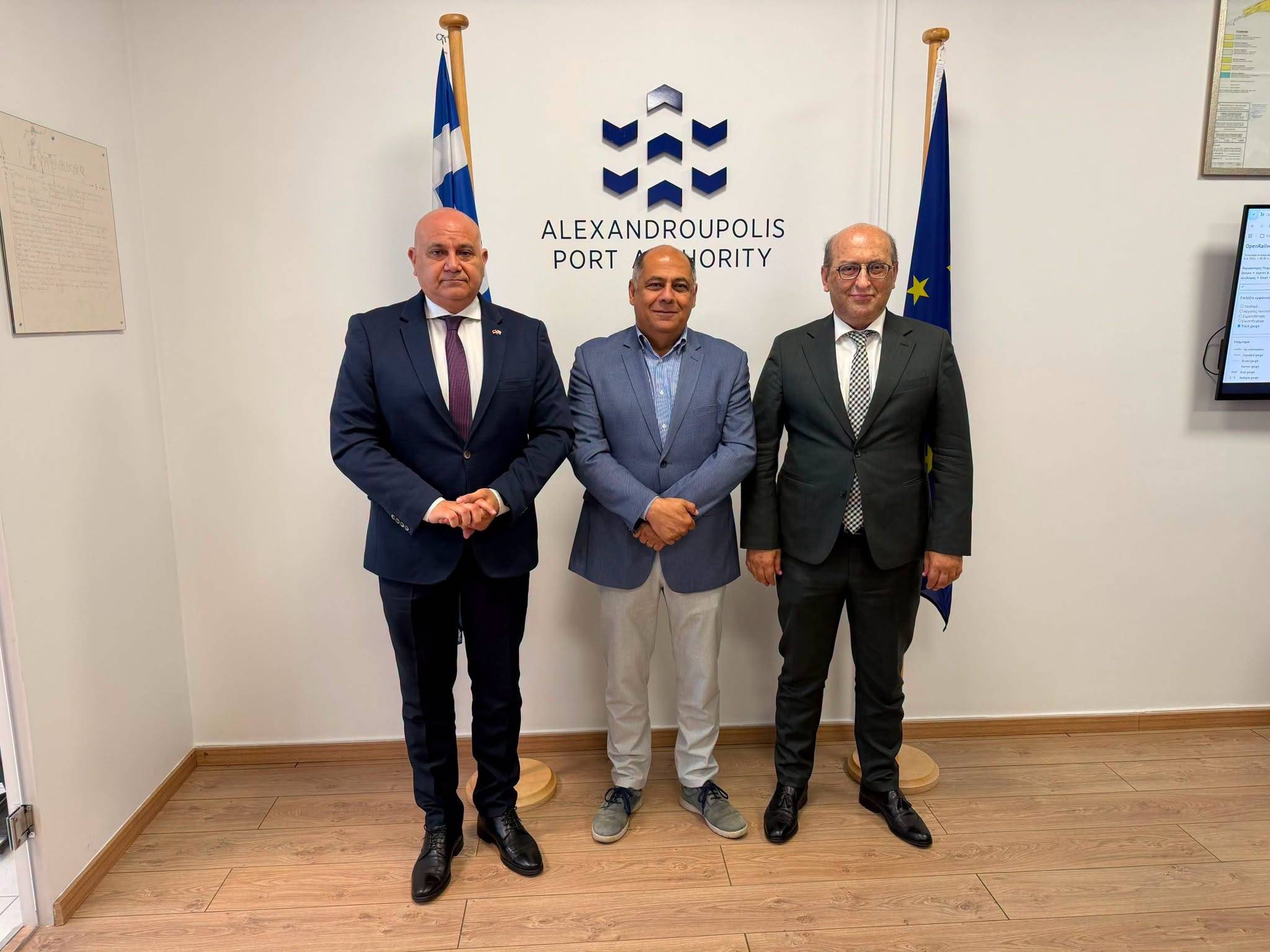 Ambassador Tigran Mkrtchyan Discusses Cooperation Opportunities with the Port of Alexandroupolis