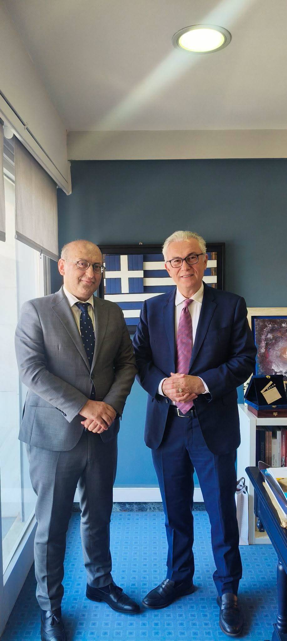 Ambassador Tigran Mkrtchyan Discusses Deepening Armenian-Greek Parliamentary Cooperation