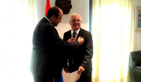Embassy of Armenia to Greece hosted the awarding ceremony of Vartan Tashdjian