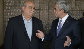 President Serzh Sargsyan met with the President of the Greek Parliament Nikos Voutsis
