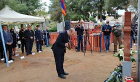 An event dedicated to the Armenian Genocide in Kalamata, Greece