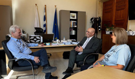 Ambassador Tigran Mkrtchyan Meets with Mayor of Heraklion Alexis Kalokairinos