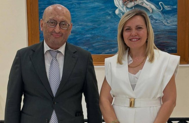 Ambassador Tigran Mkrtchyan Meets with Deputy Governor of Crete, Georgia Milaki