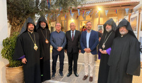 Ambassador Tigran Mkrtchyan Meets with Representatives of the Armenian Community of Crete