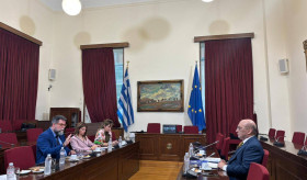 Հունաստանում ՀՀ դեսպան Տիգրան Մկրտչյանի հանդիպումը Հունաստան&ndash;Հայաստան խորհրդարանական բարեկամական խումբի հետ