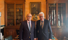 Ambassador Tigran Mkrtchyan Meets with the President of the Academy of Athens