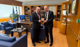 Ambassador Tigran Mkrtchyan Meets with the Rector of Aristotle University of Thessaloniki