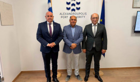 Ambassador Tigran Mkrtchyan Discusses Cooperation Opportunities with the Port of Alexandroupolis