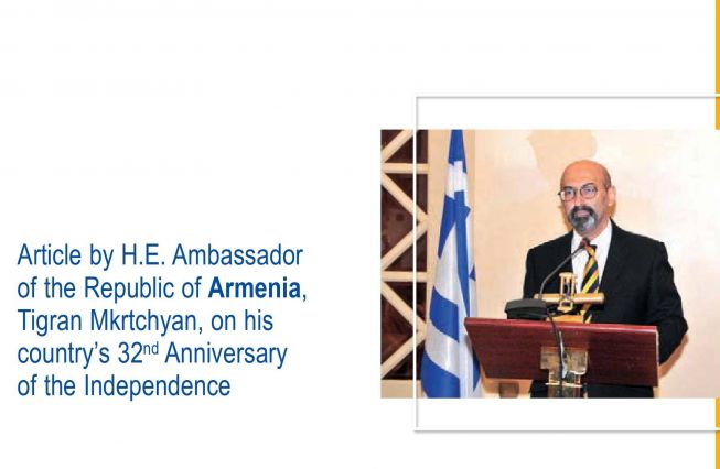 Ambassador Tigran Mkrtchyan's interview to Greek Diplomatic Life Magazine